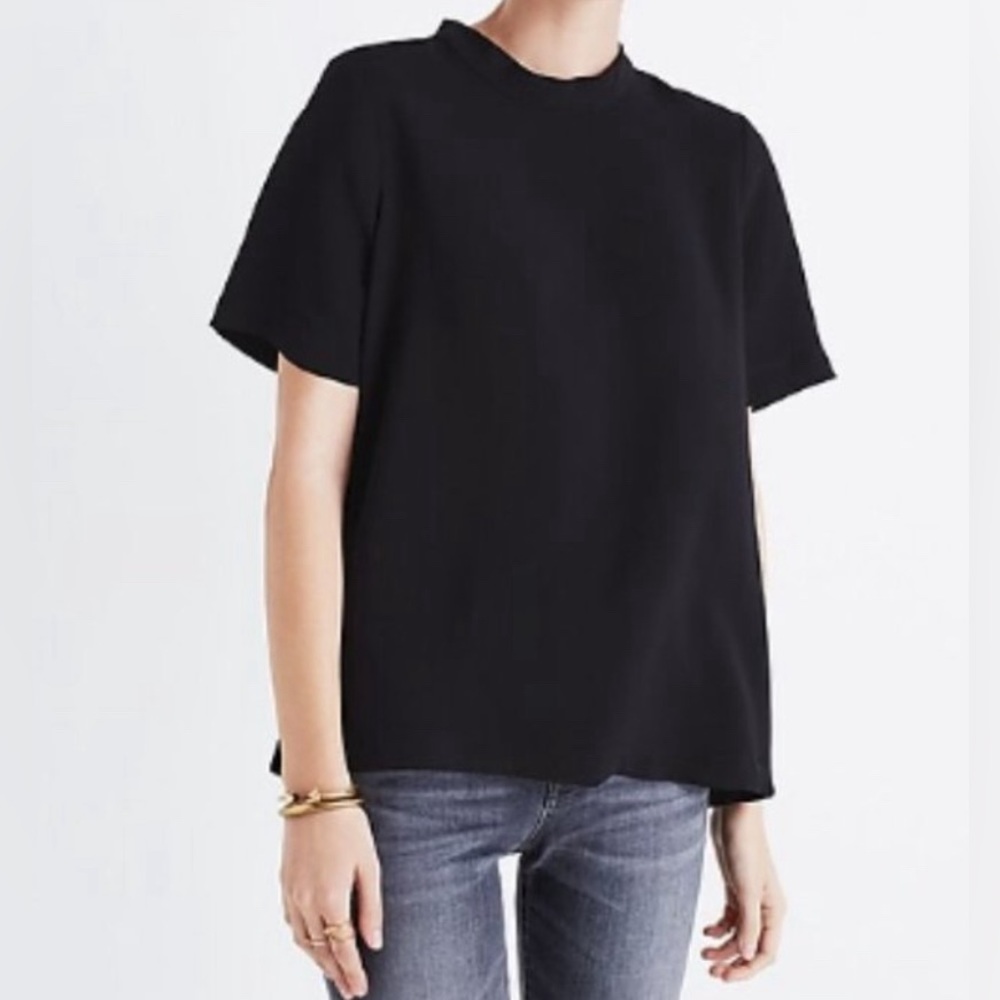 Madewell Black Top Preowned Size Xs Womens